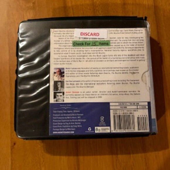 Robert Ludlum - The Bourne Sanctions .............. Books on Tape -15 Discs - Picture 2 of 5